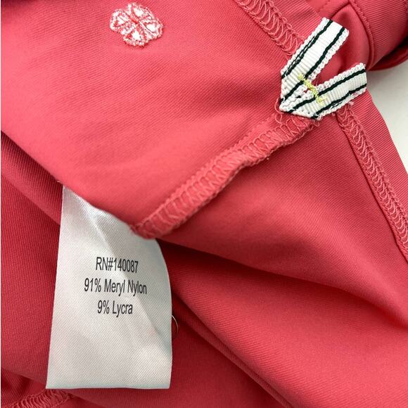 Clover by Bobby Jones Short Sleeve Golf Polo Coral Womens Large - Picture 7 of 8